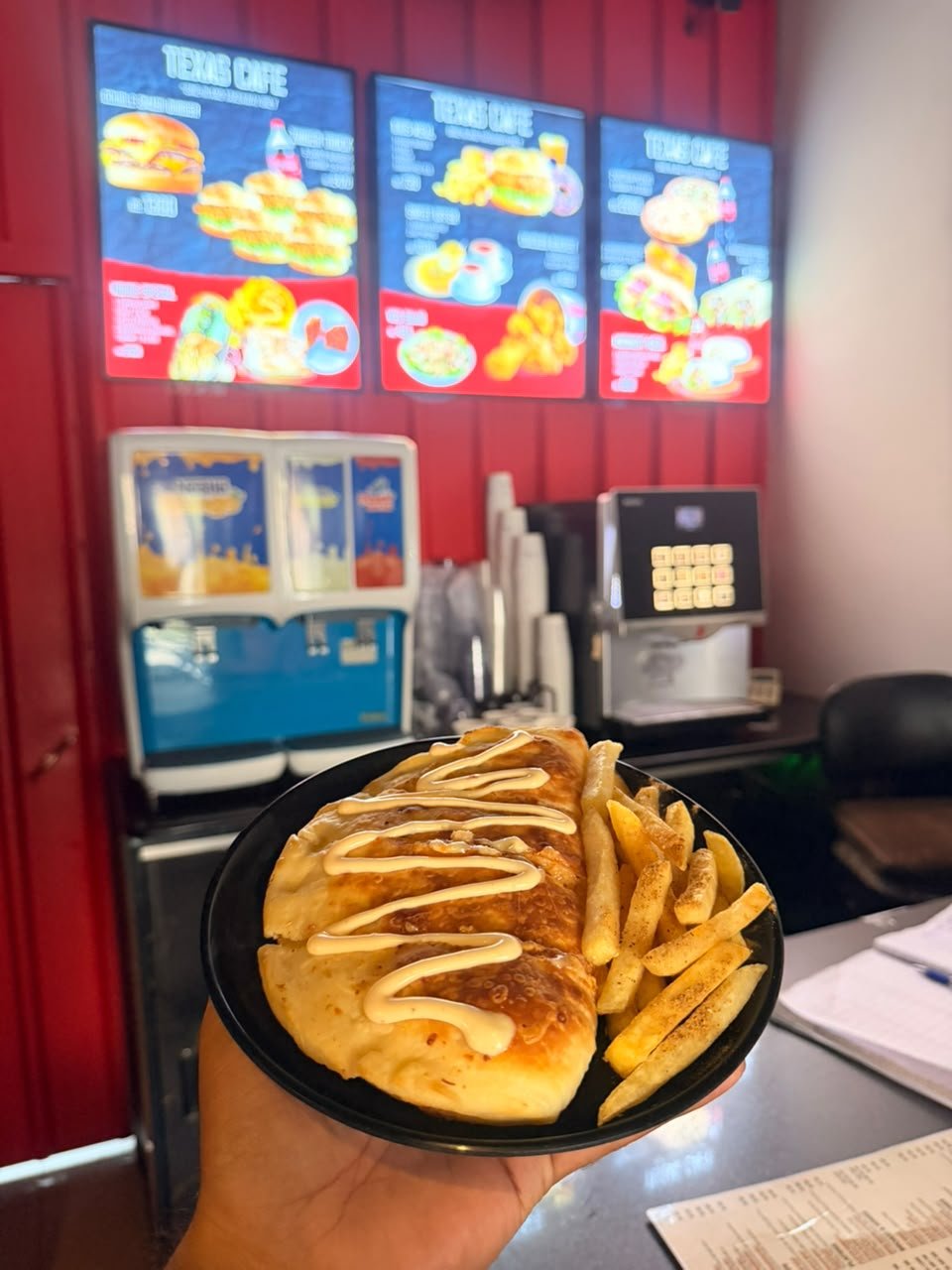 Turkish Döner at Texas Cafeteria in Mian Channu.
